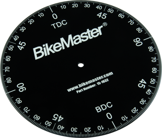BikeMaster Timing Degree Wheel Aluminum - Racecraft Industries