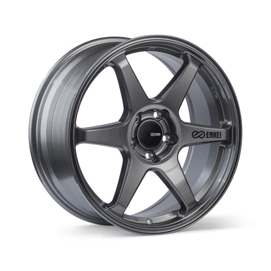 Enkei T6R 18x9.5 38mm Offset 5x114.3 Bolt Pattern 72.6 Bore Matte Gunmetal Wheel - Racecraft Industries