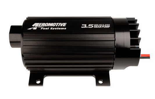 Aeromotive 3.5 Brushless Spur Gear External Fuel Pump - In-Line - 3.5gpm - Racecraft Industries