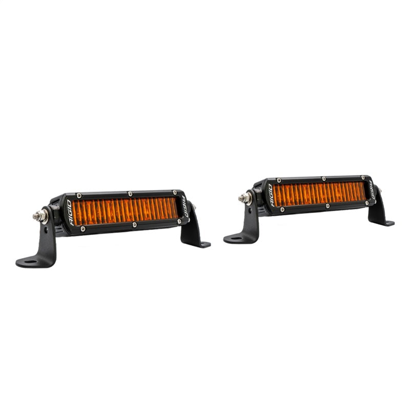 Rigid Industries SR-Series SAE 6in. w/ Amber PRO Lens (Pair) - Racecraft Industries