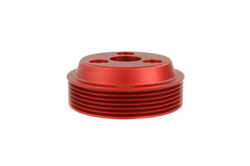 Perrin 15-22 Subaru WRX / 14-18 FXT / 18-21 Crosstrek Lightweight Water Pump Pulley - Red - Racecraft Industries