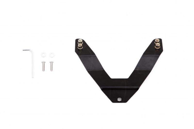 Lund Universal License Plate Relocation Kit For Bull Bars - Black - Racecraft Industries