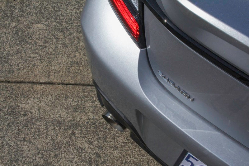 Perrin 2022 BRZ/GR86 Axle Back Exhaust SS (Single Side Exit w/Helmholtz Chamber) - Racecraft Industries