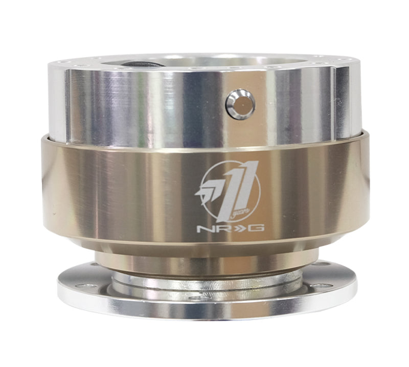 NRG Quick Release Gen 1.5 - Silver Body / Titanium Chrome Ring - Racecraft Industries