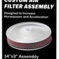 K&N 14in Red Custom Air Cleaner Assembly - 5.125in ID x 14in OD x 2.75in H x 1.25in Drop Base - Racecraft Industries