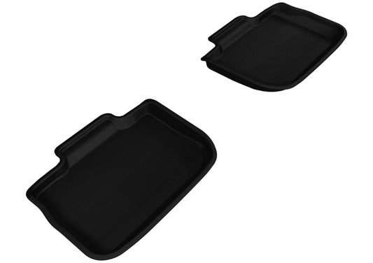3D MAXpider 2011-2020 Dodge/Chrysler Charger/300/300C Kagu 2nd Row Floormats - Black - Racecraft Industries