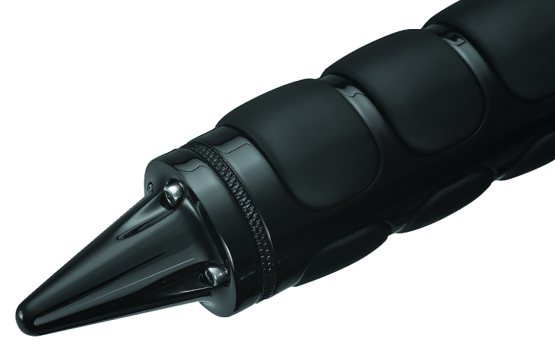 Kuryakyn Stiletto End Caps Grips Black - Racecraft Industries