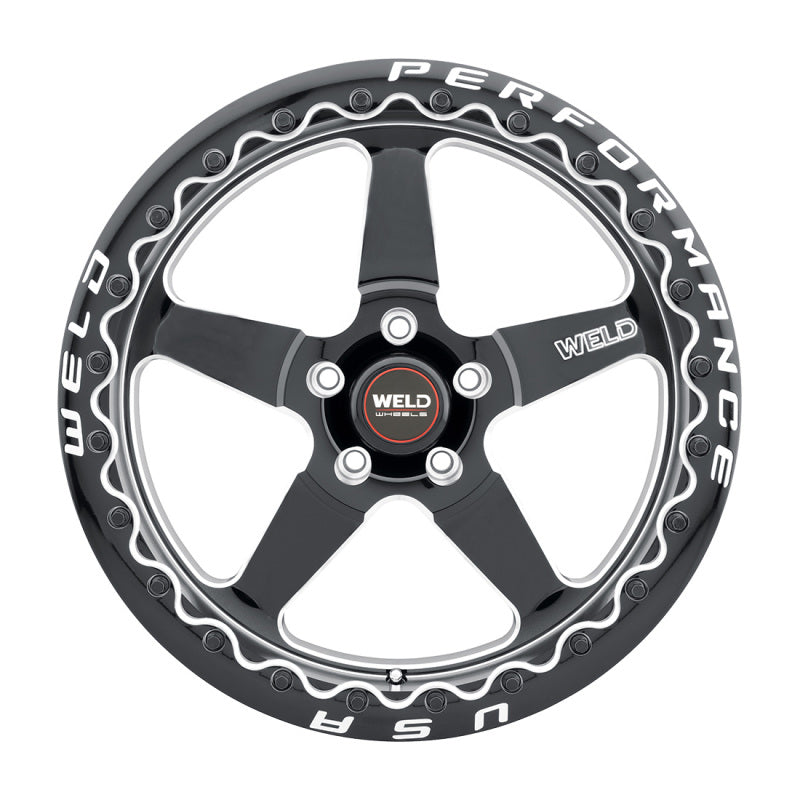 Weld S156 15x10 Ventura 6 Drag 6x139.7 ET38 BS7.00 Gloss BLK MIL DIA 106.1 - Racecraft Industries