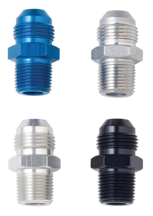 Fragola -10AN x 1/2 NPT Straight Adapter - Black - Racecraft Industries