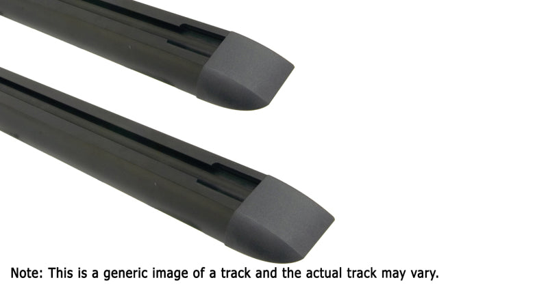 Rhino-Rack RTC Tracks w/Hardware & End Caps - 55in - Pair - Racecraft Industries