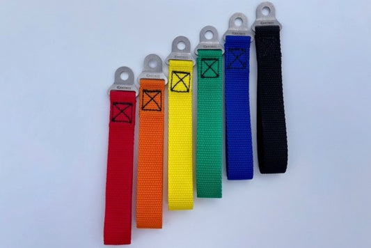 Kartboy Polypropylene Door Pulls 6in - Red - Racecraft Industries