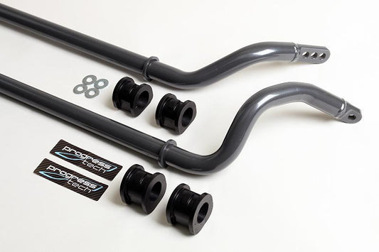 Progress Tech 14-19 Chevy Corvette C7 Front/Rear Sway Bar Kit(F 32mm Tub Non-Adj / R 33.3mm Tub Adj) - Racecraft Industries