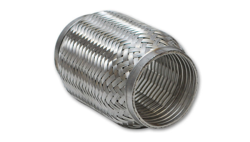 Vibrant SS Turbo FLEX Coupling with Interlock Liner 3in inlet/outlet x 8in long - Racecraft Industries