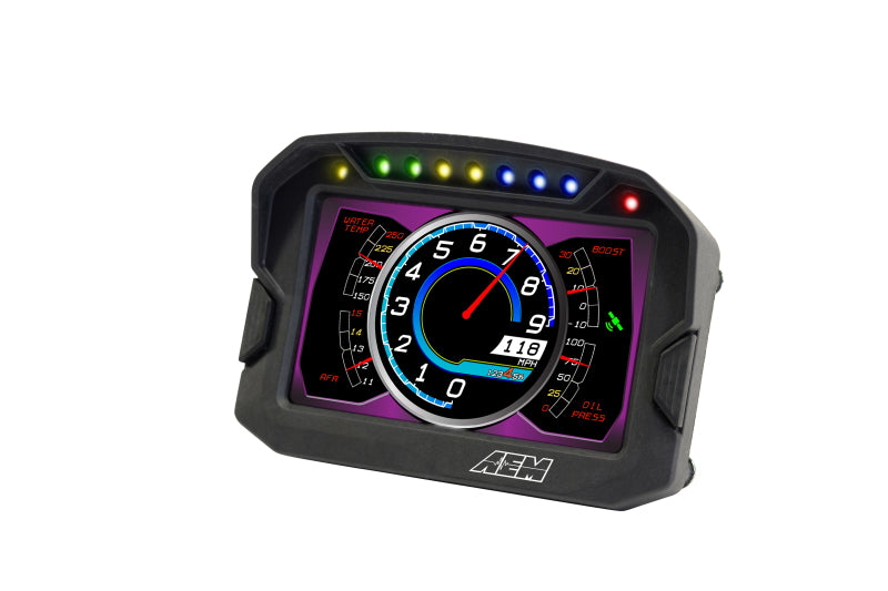 AEM CD-5LG Carbon Logging Digital Dash Display w/ Internal 10Hz GPS & Antenna - Racecraft Industries