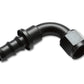 Vibrant -10AN Push-On 90 Deg Hose End Fitting - Aluminum - Racecraft Industries