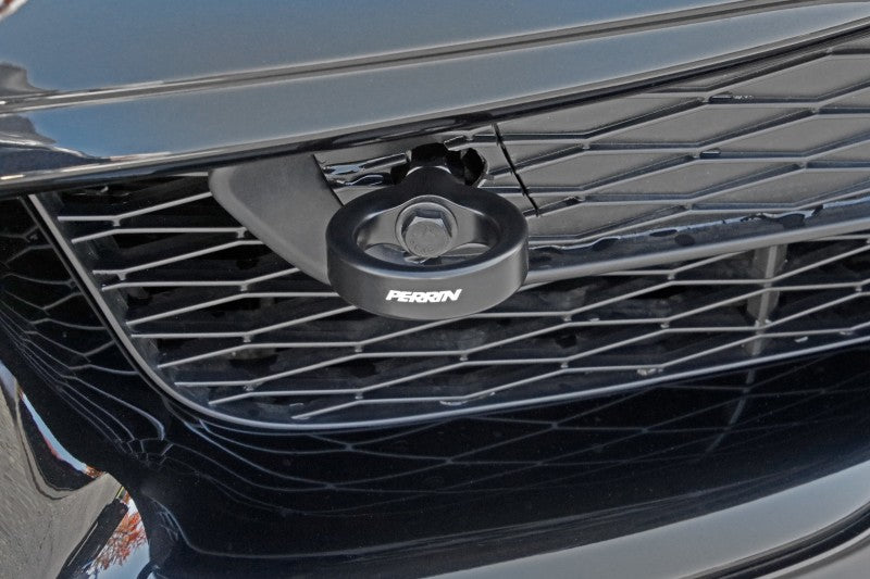 Perrin 2020 Toyota Supra Tow Hook Kit (Front) - Black - Racecraft Industries