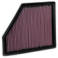 K&N 2016 Chevy Camaro SS 6.2L Drop In Air Filter - Racecraft Industries