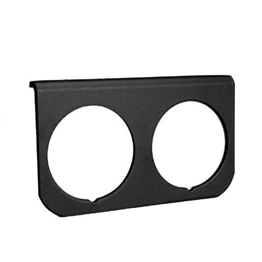 Autometer 2-1/16in Black 2-Hole Gauge Panel - Racecraft Industries