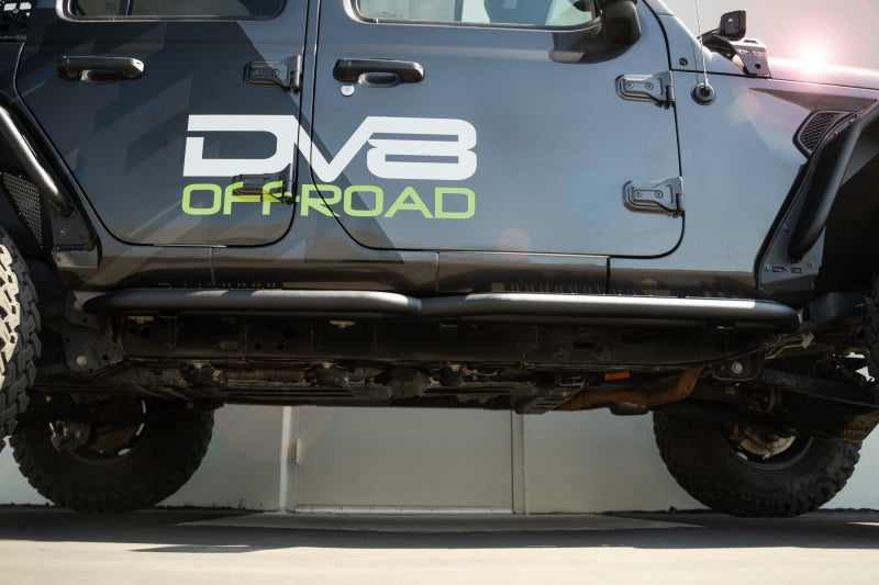DV8 Offroad 18-23 Jeep Wrangler JL 4 Door Body/Pinch Weld Mounted Step - Racecraft Industries