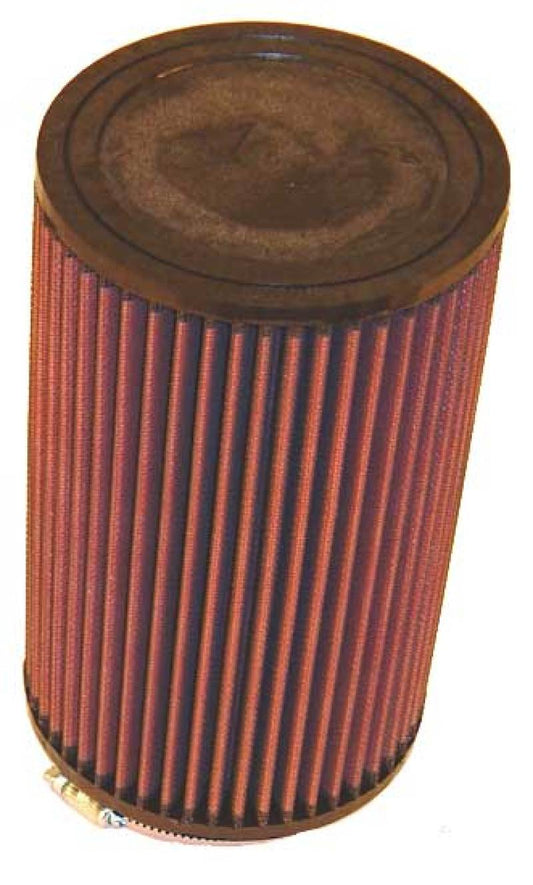 K&N Filter Universal Rubber Filter Round Straight 3.5in Flange ID x 5in OD x 8.5in H - Racecraft Industries