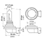 Hella Optilux H9 12V/100W XB Xenon White Bulb (pair) - Racecraft Industries