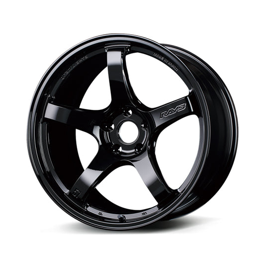 Gram Lights 57CR 18x9.5 +38 5x114.3 Gloss Black Wheel - Racecraft Industries