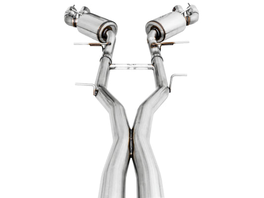 AWE Tuning 16-19 Chevy Camaro SS Non-Res Cat-Back Exhaust -Touring Edition (Quad Chrome Silver Tips) - Racecraft Industries