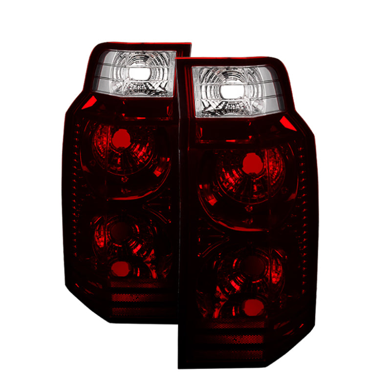 Xtune Jeep Commander 06-10 OEM Style Tail Lights -Red Smoked ALT-JH-JCOM06-OE-RSM - Racecraft Industries