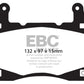 EBC 11-15 Chevrolet Camaro (5th Gen) 6.2 Redstuff Front Brake Pads - Racecraft Industries