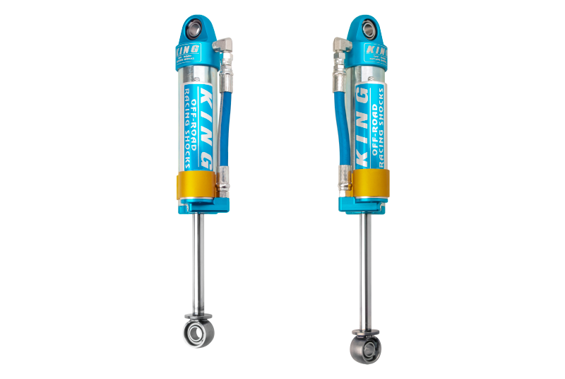 King Shocks 96-04 Toyota Tacoma (6 Lug) Rear 2.5 Dia Piggy Hose Reservoir Shock (Pair) - Racecraft Industries