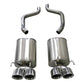 Corsa 2005-2007 Chevrolet Corvette (C6) 6.0L/6.2L Polished Xtreme Axle-Back Exhaust w/4.5in Tips - Racecraft Industries