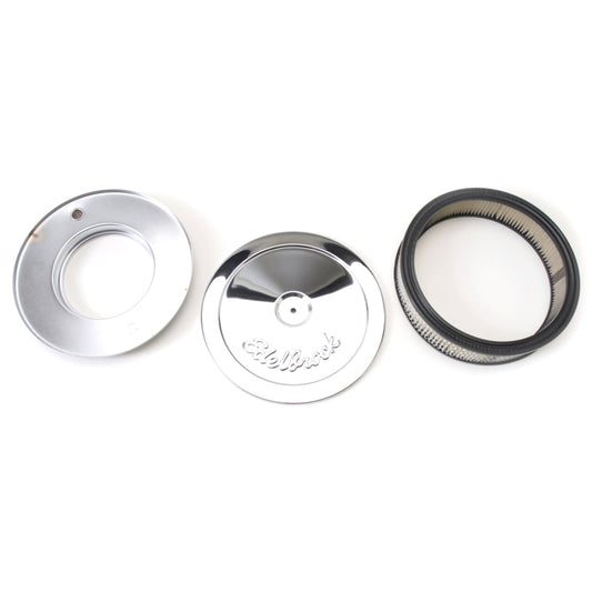 Edelbrock Air Cleaner Pro-Flo Series Round Steel Top Paper Element 10In Dia X 3 5In Chrome - Racecraft Industries