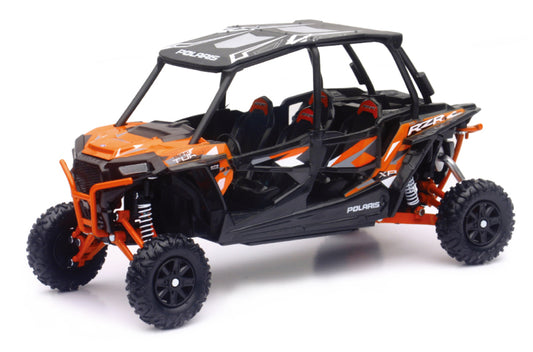 New Ray Toys Polaris RZR XP 4 Turbo EPS (Spectra Orange)/ Scale - 1:18 - Racecraft Industries