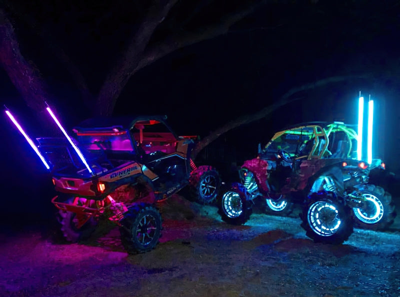 Oracle Off-Road 4ft LED Whip - ColorSHIFT SEE WARRANTY - Racecraft Industries
