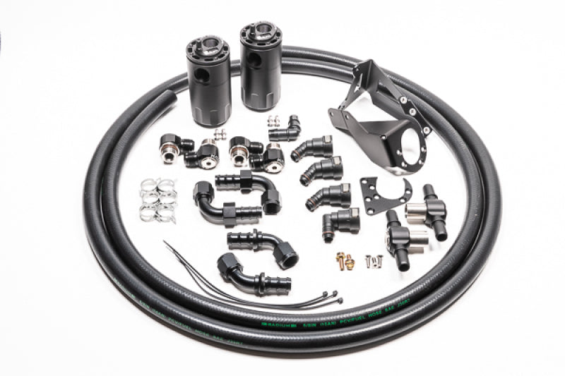 Radium Engineering Dual Catch Can Kit Nissan R32 Skyline GT-R Fluid Lock - Racecraft Industries