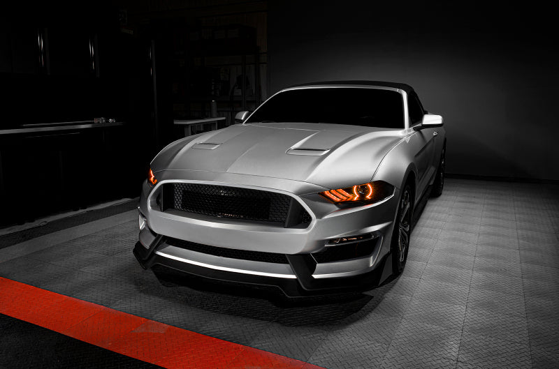 Oracle 18-21 Ford Mustang Dynamic DRL w/ Halo Kit & Sequential Turn Signal - ColorSHIFT SEE WARRANTY - Racecraft Industries