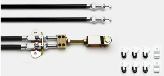 Wilwood Universal Parking Brake Cable Kit Disc/Drum Combination Parking Brake & MC4 w/ Clevis - Racecraft Industries