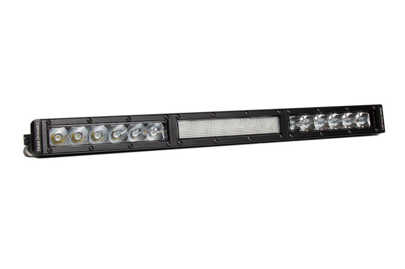Diode Dynamics 18 In LED Light Bar Single Row Straight Clear Combo Each Stage Series - Racecraft Industries