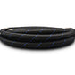 Vibrant -10 AN Two-Tone Black/Blue Nylon Braided Flex Hose (5 foot roll) - Racecraft Industries