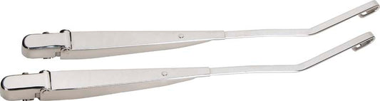 Kentrol 97-06 Jeep Wrangler TJ Windshield Wiper Arms Pair - Polished Silver - Racecraft Industries