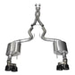 Corsa 2015-2017 Ford Mustang GT 5.0 3in Cat Back Exhaust Black Quad Tips (Xtreme) - Racecraft Industries