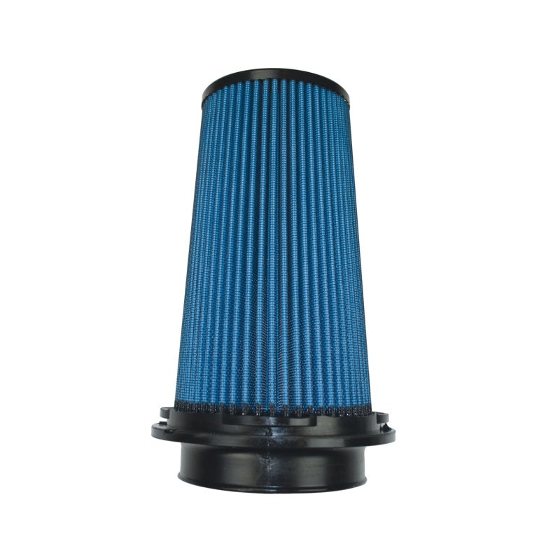 Injen NanoWeb Dry Air Filter- 4in Flange ID 6in Twist Lock Base 8.8in Media Height 4in Top - Racecraft Industries