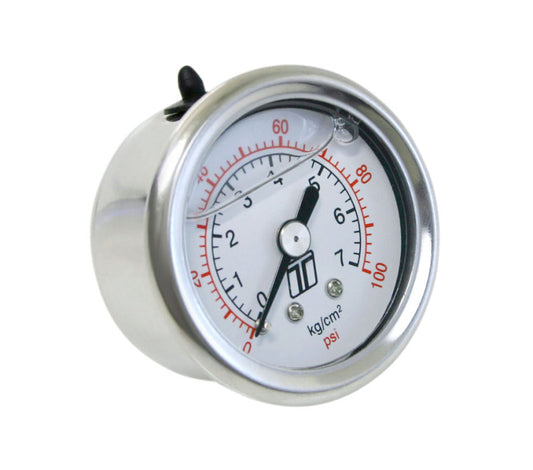 Turbosmart FPR Gauge 0-100psi Liquid Fill - Racecraft Industries
