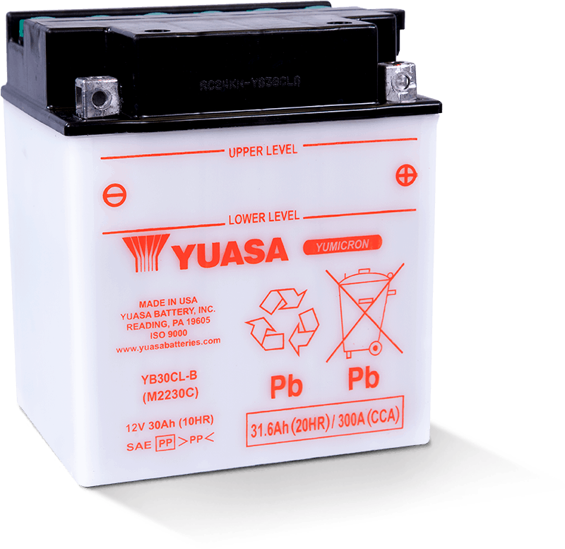 Yuasa YB30CL-B Yumicron CX 12-Volt Battery - Racecraft Industries