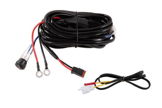 Diode Dynamics Heavy Duty (Single) Output Light Bar Wiring Harness - Racecraft Industries