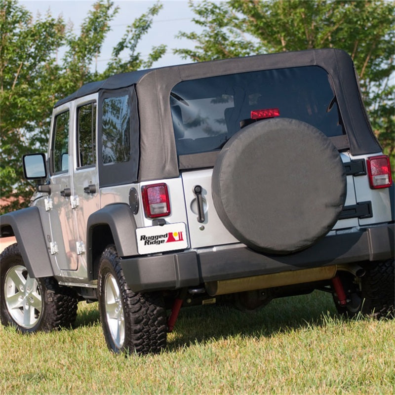 Rugged Ridge 35-36 Inch Tire Cover Black Diamond - Racecraft Industries