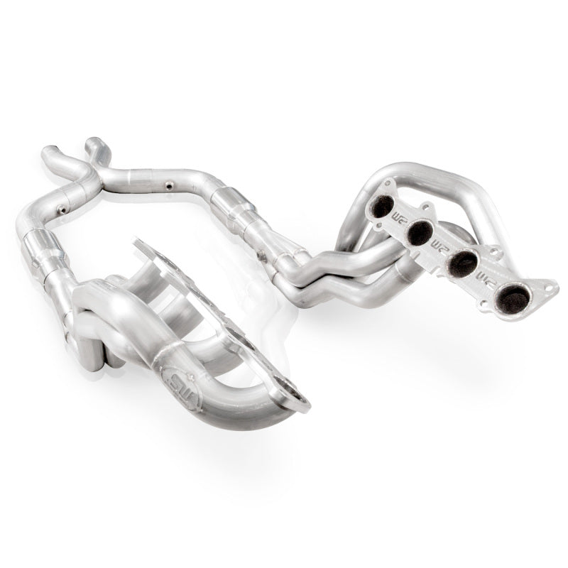 Stainless Works 2011-14 Mustang GT Headers 1-7/8in Primaries High-Flow Cats 3in X-Pipe - Racecraft Industries