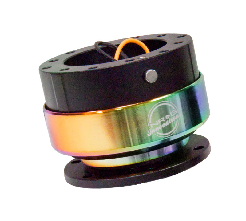 NRG Quick Release Gen 2.0 - Black Body / Neochrome Ring - Racecraft Industries