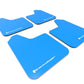 Rally Armor Universal Fit (No Hardware) Blue UR Mud Flap White Logo - Racecraft Industries