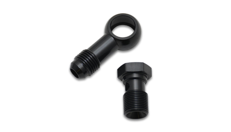 Vibrant Single -6AN 7/16-20 Aluminum Male Banjo Adapter Assembly - Racecraft Industries